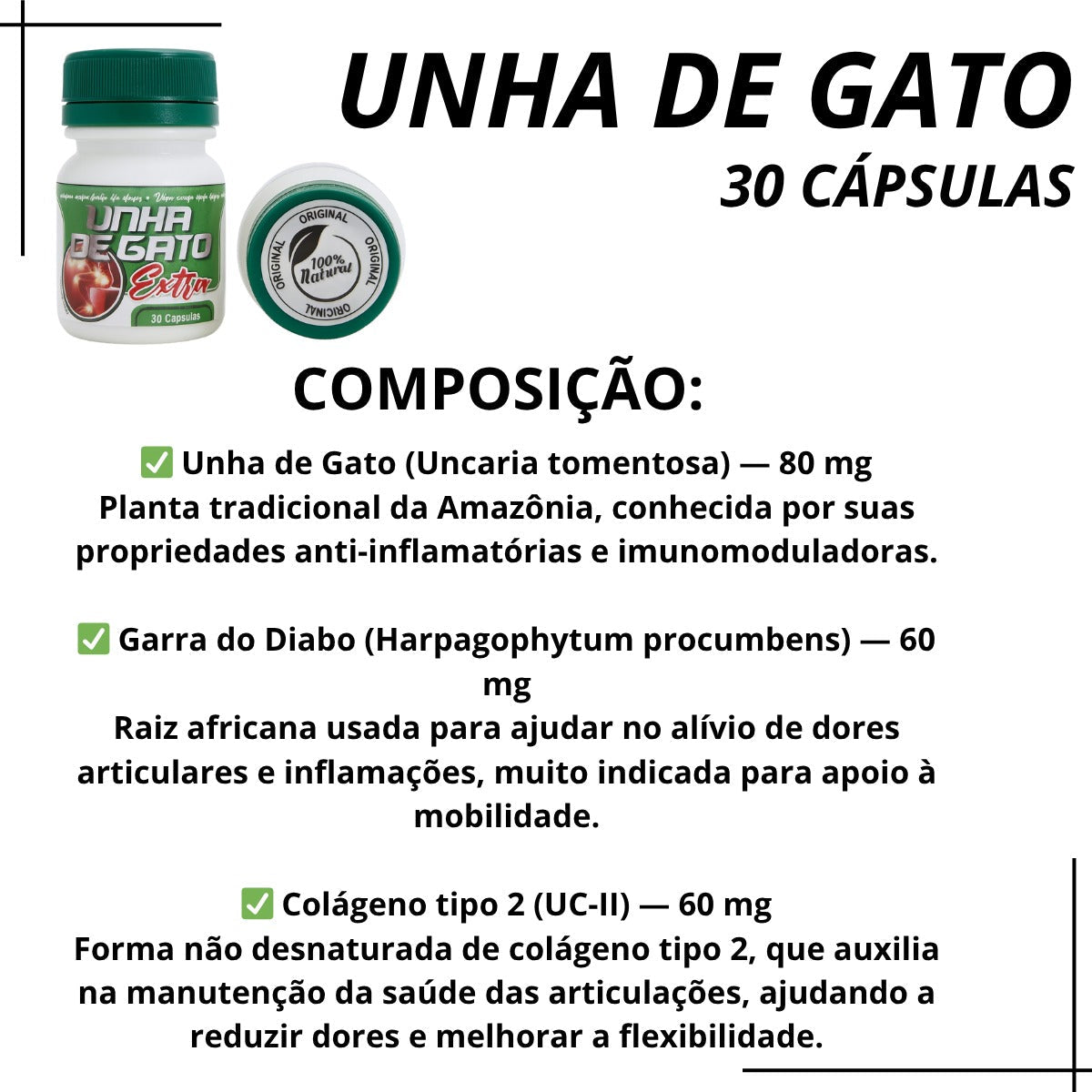 Unha de Gato Suplemento